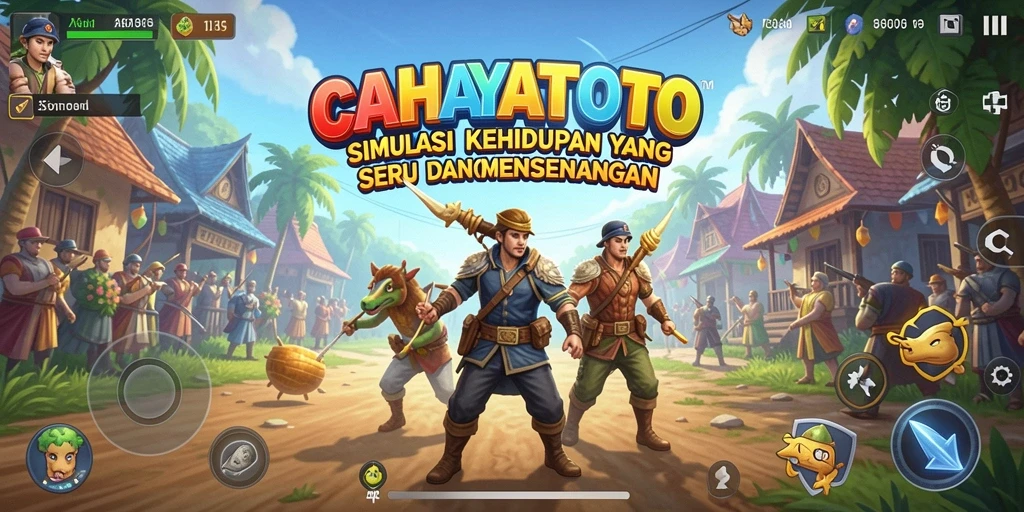 Tampilan gameplay CAHAYATOTO yang memikat dan interaktif.