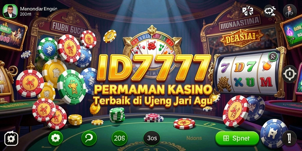 Tampilan menarik dari gameplay kasino ID777 yang memukau.