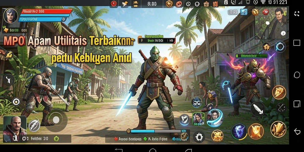 Tampilan utama MPO1221 menampilkan alat utilitas yang efisien dan user-friendly.
