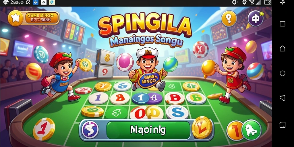 Tampilan gameplay SPINGILA yang menarik dan seru saat bermain Bingo.