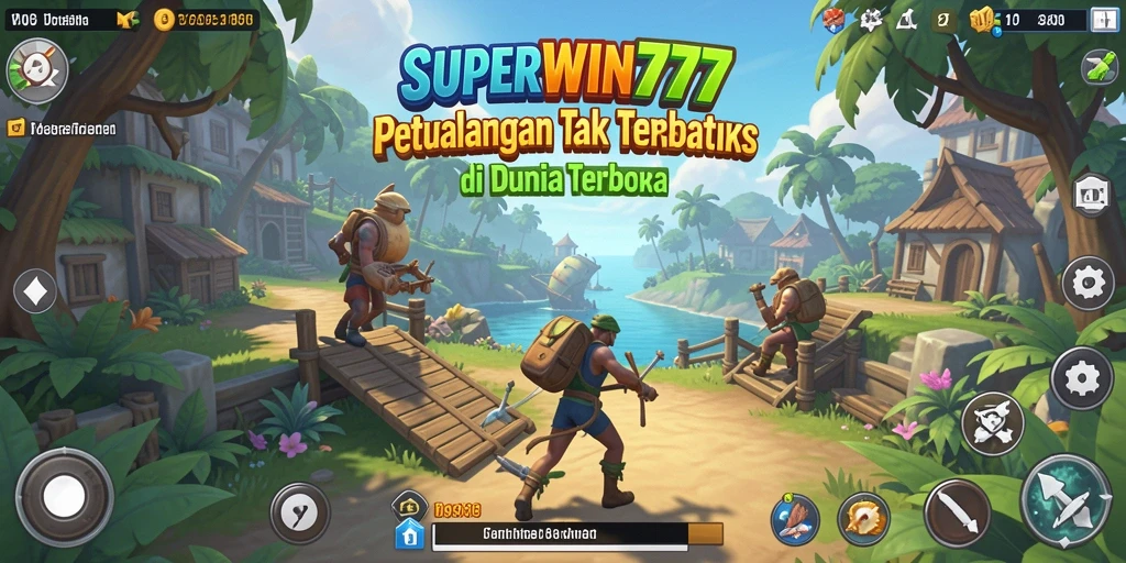 Gameplay SUPERWIN777 dengan petualangan seru di dunia terbuka.