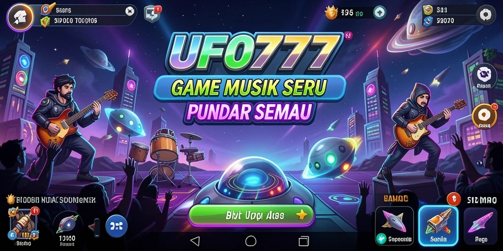 Gameplay seru dengan berbagai lagu musik dan tantangan.