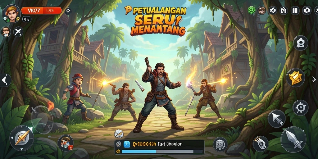 Gameplay yang mendebarkan dalam dunia petualangan VIO77.